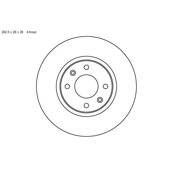 2 disques de frein avant SBS 203720