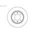 2 disques de frein arrière SBS 203722