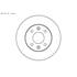2 disques de frein avant SBS 203906
