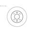 2 disques de frein avant SBS 203908