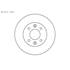 2 disques de frein avant SBS 203909