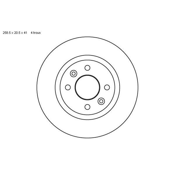 2 disques de frein avant SBS 203910