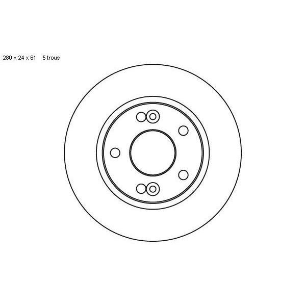 2 disques de frein avant SBS 203913