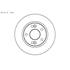 2 disques de frein avant SBS 203913