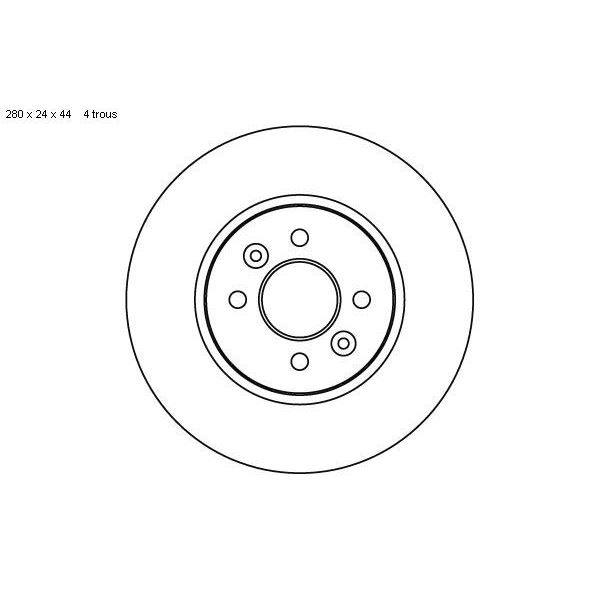 2 disques de frein avant SBS 203919