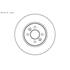 2 disques de frein avant SBS 203919