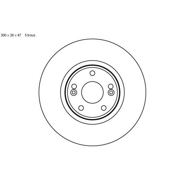 2 disques de frein avant SBS 203932