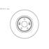 2 disques de frein avant SBS 203932