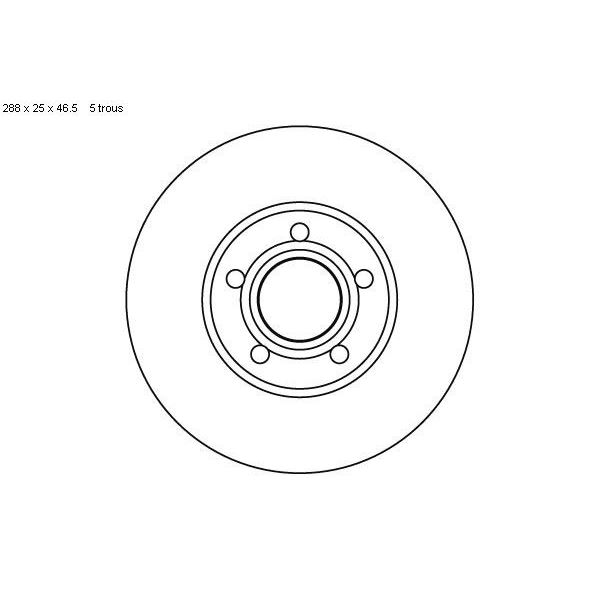 2 disques de frein avant SBS 204743
