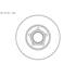 2 disques de frein avant SBS 204743