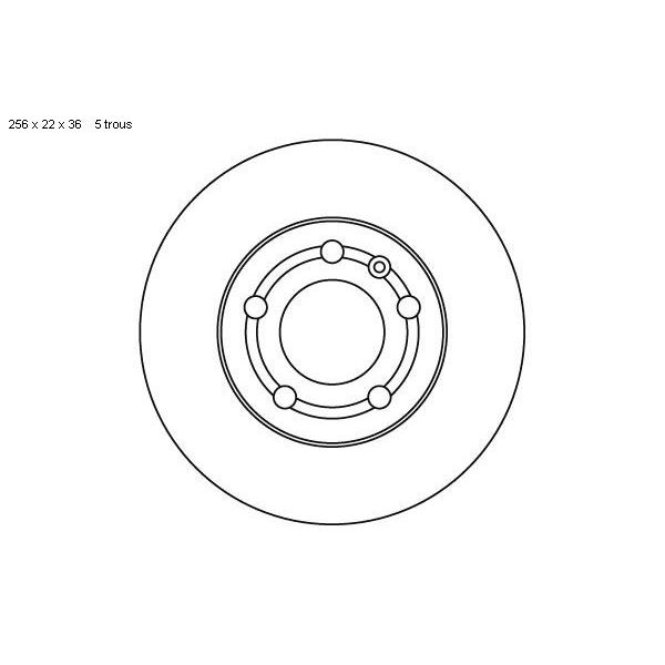 2 disques de frein avant SBS 204758