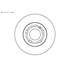 2 disques de frein avant SBS 204758