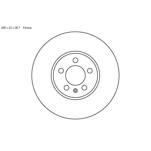 2 disques de frein avant SBS 204759