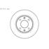 2 disques de frein SBS 209910