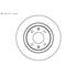 2 disques de frein avant SBS 209915