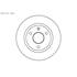 2 disques de frein avant SBS 209917