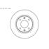 2 disques de frein avant SBS 209918