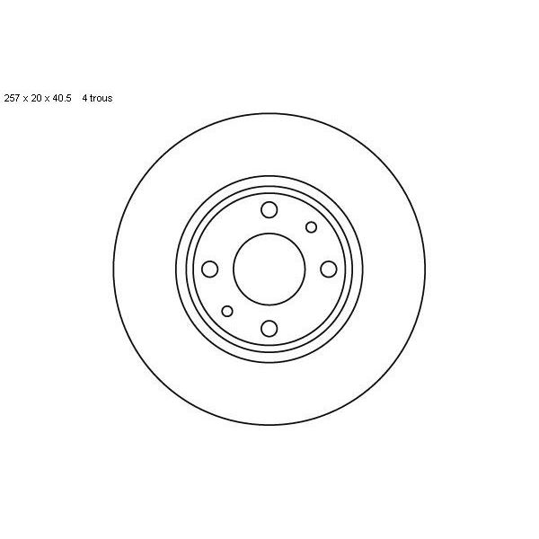 2 disques de frein avant SBS 209921