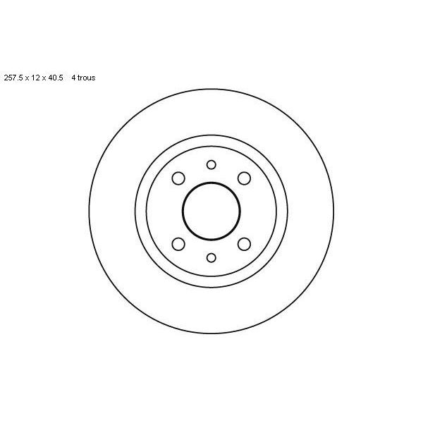 2 disques de frein avant SBS 209932