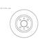 2 disques de frein avant SBS 209932