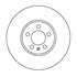2 disques de frein avant SBS 204760