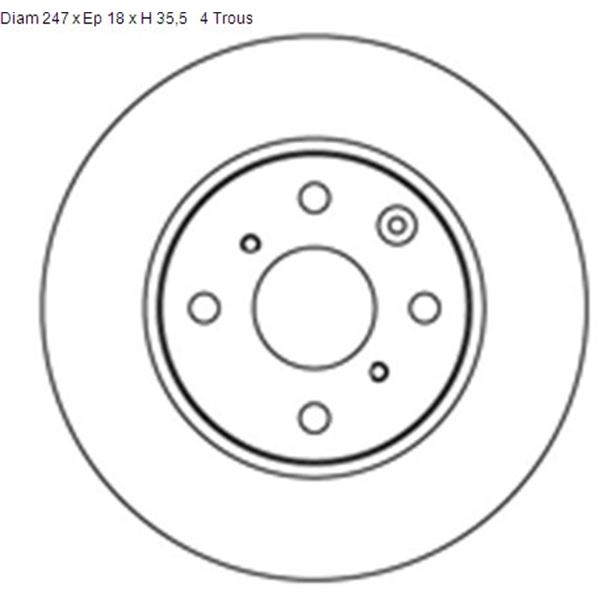 2 disques de frein avant SBS 2045102