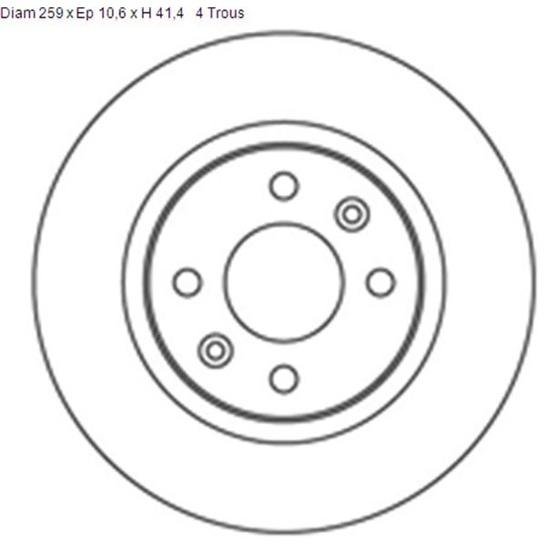 2 disques de frein avant SBS 203939