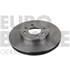 2 disques de frein avant Eurobrake 5815203911