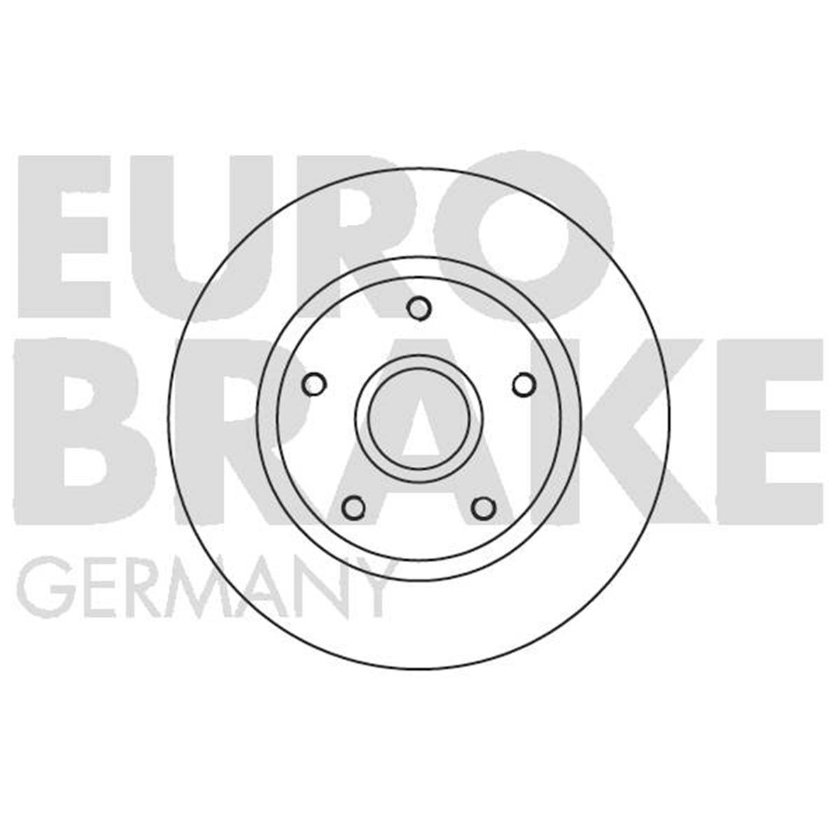 Disque À Roulement Arrière Eurobrake 5815203993