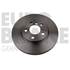 2 disques de frein avant Eurobrake 2015116
