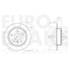 2 disques de frein arrière Eurobrake 314049