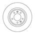 2 disques de frein arrière SBS 203729