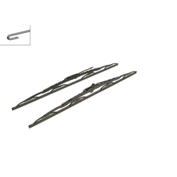 2 balais d'essuie-glace Bosch 185P