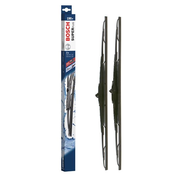 2 balais d'essuie-glace Bosch 190P