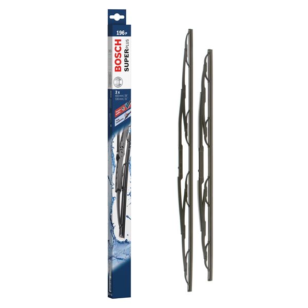 2 balais d'essuie-glace Bosch 196P
