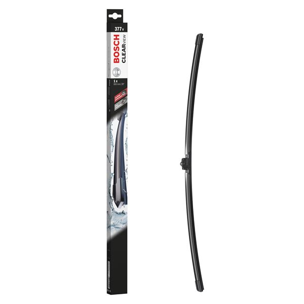 Balais D'Essuie-Glace Plats - 650mm + 450mm - Compatible Opel Corsa D (2006-2014) - Paire Avant - Noir
