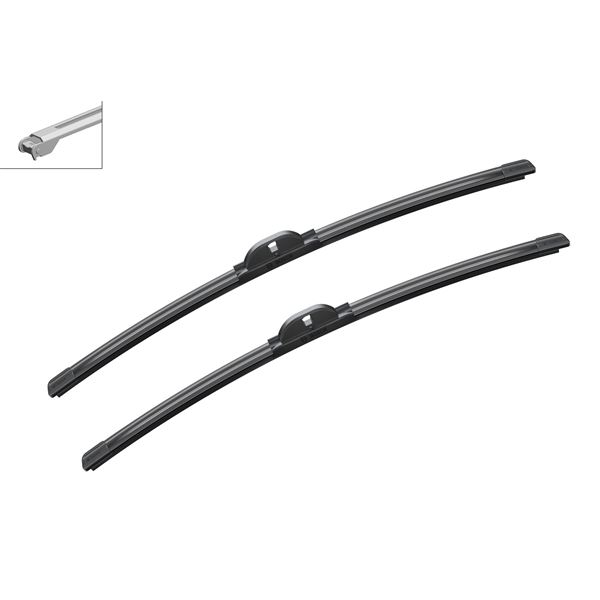2 balais d'essuie-glace Bosch 410V