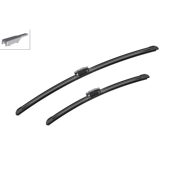 2 balais d'essuie-glace Bosch 411V