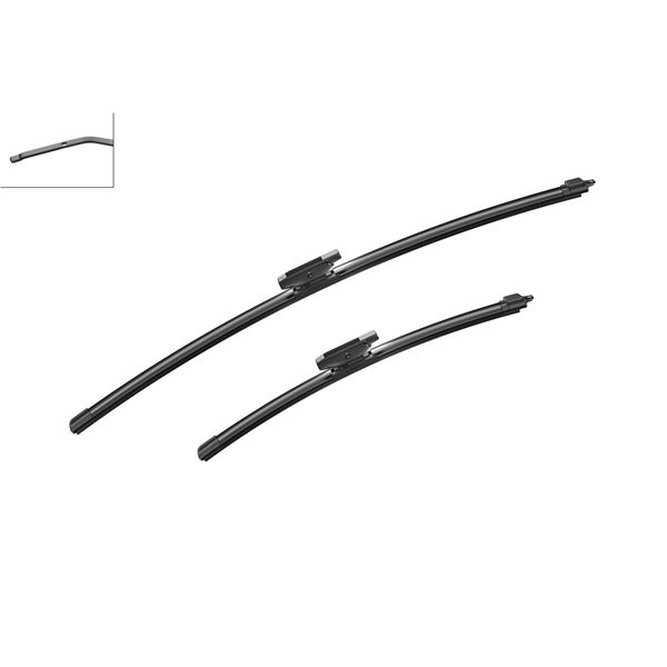 2 balais d'essuie-glace Bosch 451V