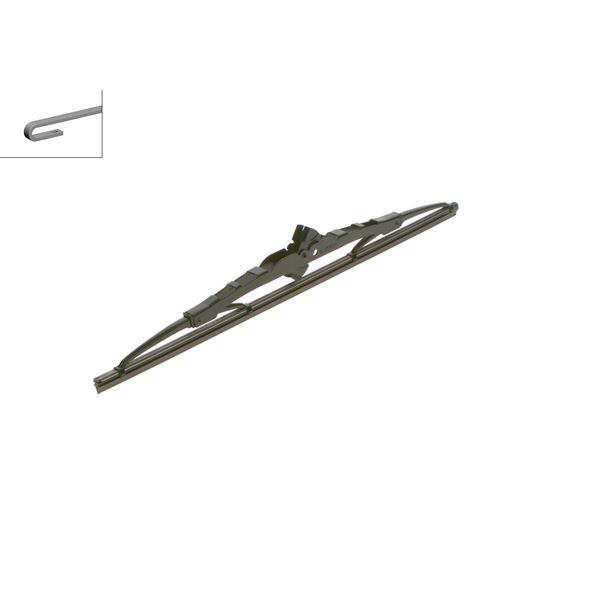 1 balai d'essuie-glace Bosch 114P