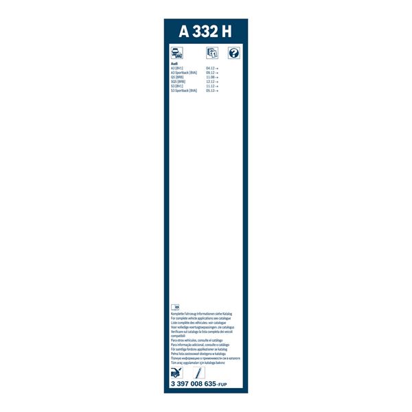 1 balai d'essuie-glace Bosch A332H