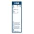 1 balai d'essuie-glace Bosch H240