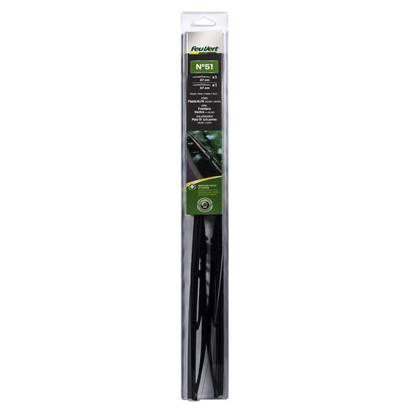 2 balais d'essuie-glace Feu Vert N°51