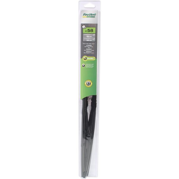 2 balais d'essuie-glace Feu Vert N°58