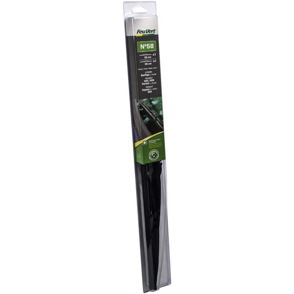 2 balais d'essuie-glace Feu Vert N°58