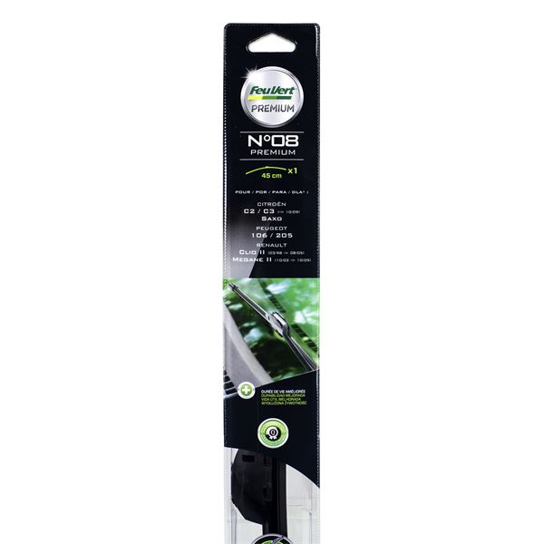 1 balai d'essuie-glace Feu Vert Premium N°08P