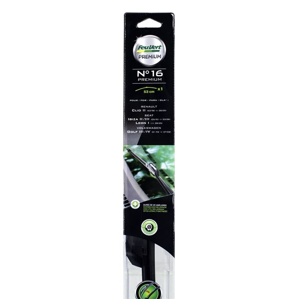 1 balai d'essuie-glace Feu Vert Premium N°16P