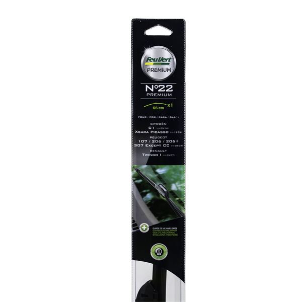 1 balai d'essuie-glace Feu Vert Premium N°22P