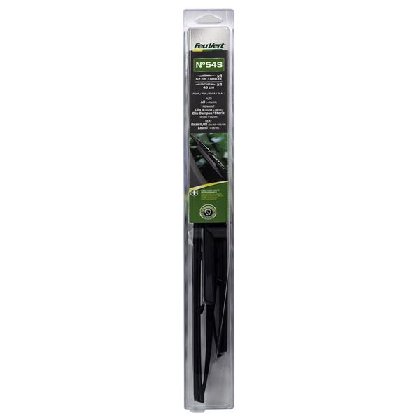 2 balais d'essuie-glace Feu Vert N°54S