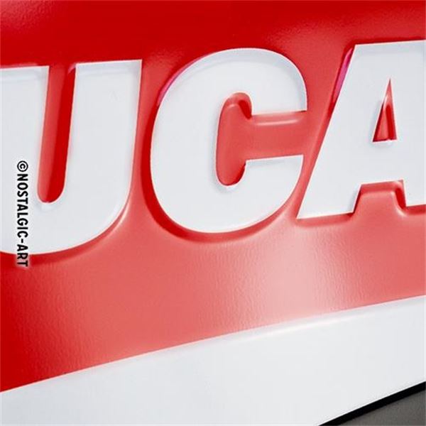 Plaque métal 30x40 cm Ducati Corse - Racing Flag
